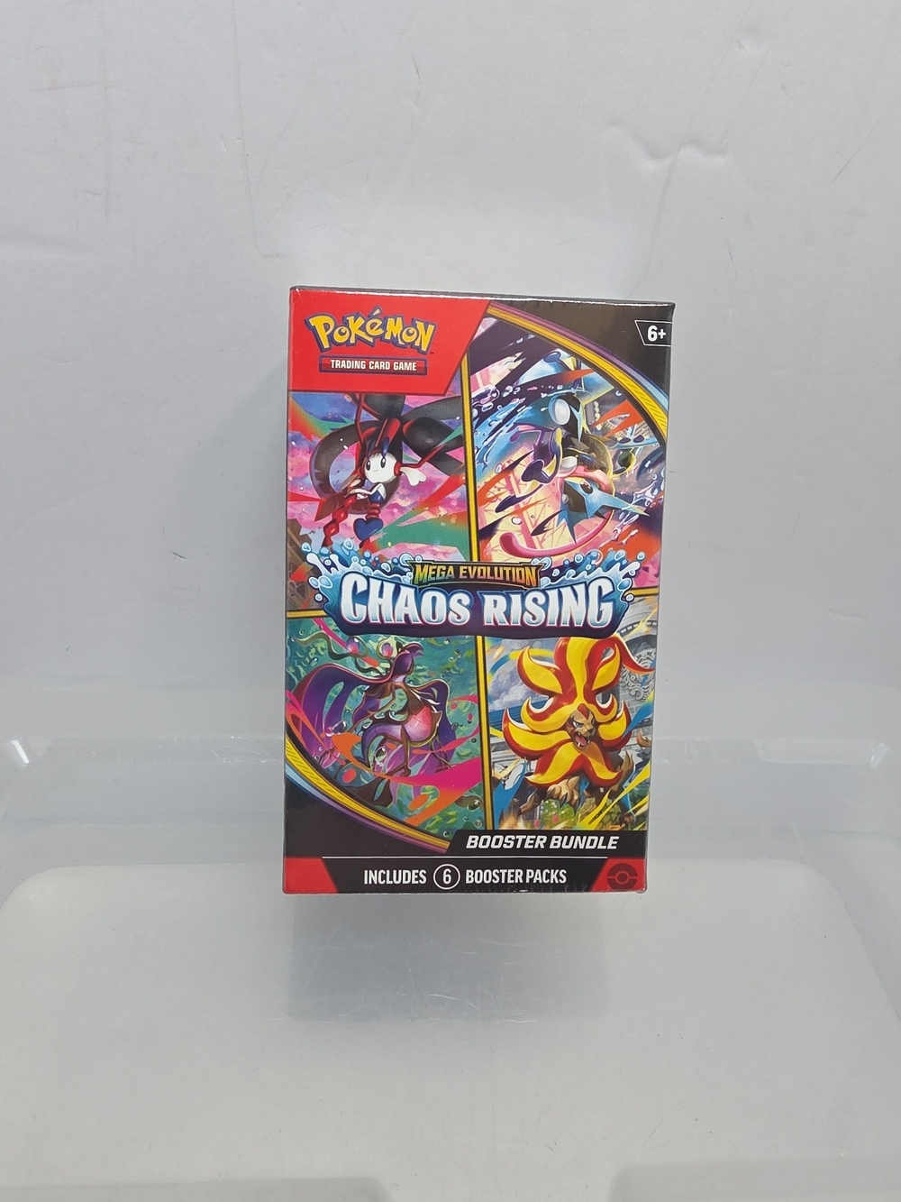 Pokémon Mega Evolution Chaos Rising Booster Bundle 6 Packs Factory Sealed (A4)